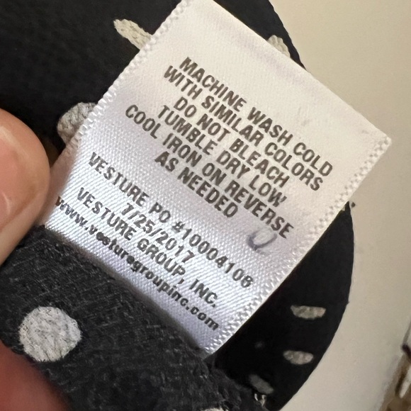 Status by Chenault Black Polka Dot Sleeveless Top size XXL - Picture 4 of 7